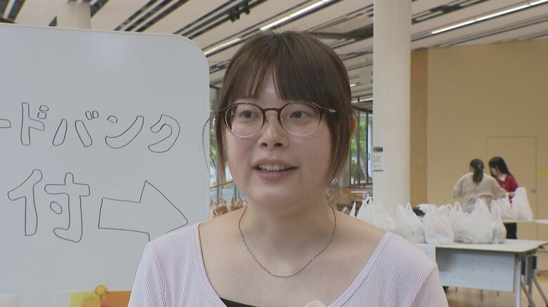 学生フードバンク共同代表　大岩柚実さん