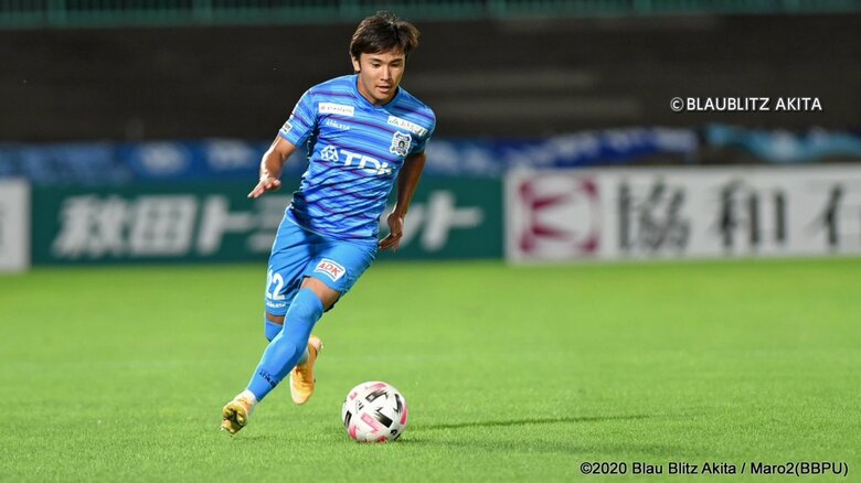 ブラウブリッツ秋田で活躍していた当時の沖野将基さん