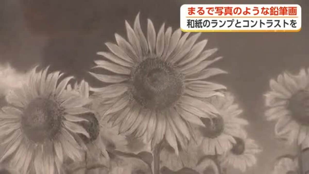 まるで写真！精巧な仕上がりの「鉛筆画」富山市ガラス美術館で作品展