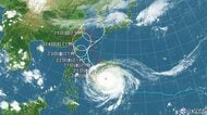 【台風情報】大型で猛烈な台風30号の進路予想　22日午後9時には「非常に強い」勢力で沖縄の南に達する見込み　中心気圧935hPa、最大瞬間風速70m/s予想　24日午後9時には強い勢力で東シナ海に達する見通し