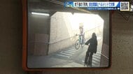 地下道の“死角”で出合い頭に衝突　自転車事故多発の十字路を検証　ミラー「見えにくい」【広島発】