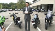オートバイの希望ナンバー制スタート