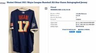 ユニホームに1400万円! 大谷翔平選手の人気さく裂