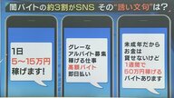 若者に広がる「闇バイト」　キッカケの3割はSNS応募　“個人情報”を握られると引き返せないことに…【大阪発】
