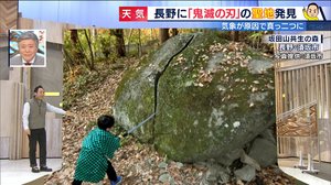 鬼滅の巨岩にそっくりで話題!長野「竜の割石」が一刀両断されたワケ
