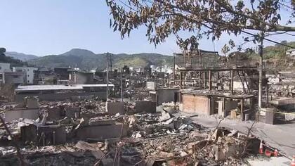 発生から11日目でようやく　大分市火災　半島部分は鎮火　市長が宣言　離島に熱源残る