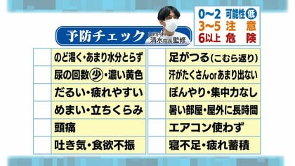 医師が警鐘…増え始めた屋内での『ステルス熱中症』 喉の渇き・頭痛など12項目の“予防チェックリスト”も
