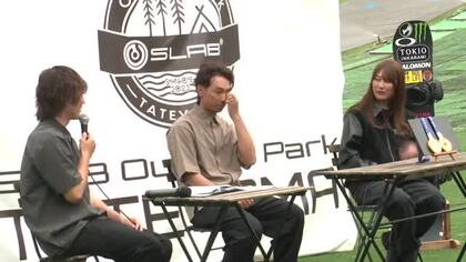 スノーボード村瀬心椛 立山町の練習拠点でトークイベント　250人以上のファンの前でジャンプの実演も