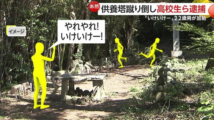 尾崎容疑者は「やれやれ!いけいけー!」などと少年たちをあおっていたか