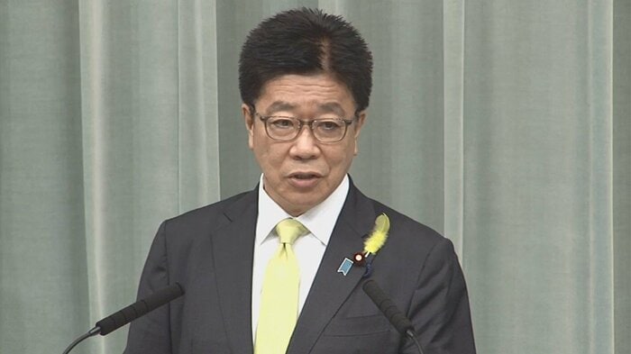 官房長官時代の加藤氏 2022年