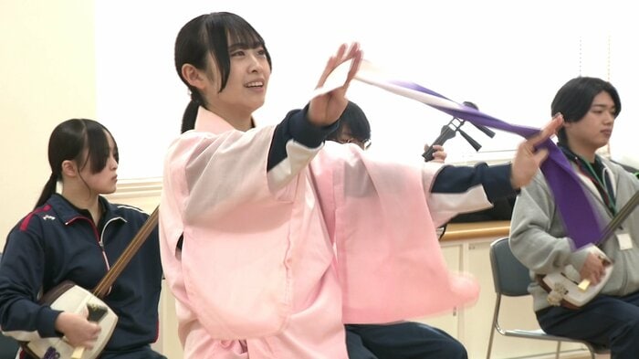 中学まではバレーボール部だった佐藤一花さん（2年）