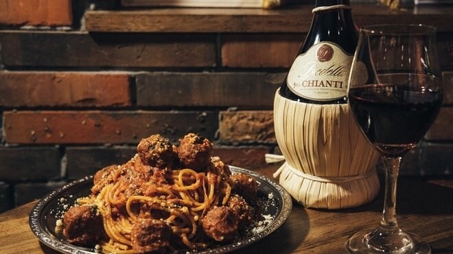 アニメ「ルパン三世」に出てくるスパゲティをイメージした料理は人気メニュー(提供:昂良さん)