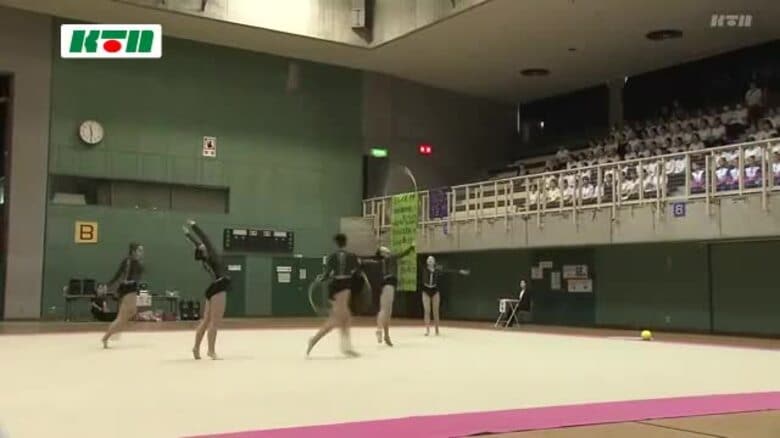 長崎県高総体 新体操団体は長崎女子が優勝「数えきれないくらいの先生方とメンバーに支えられました」｜FNNプライムオンライン