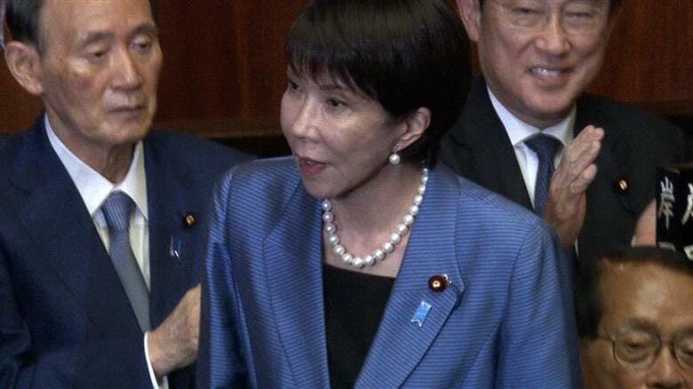 【速報】高市早苗氏を第104代首相に選出　日本の憲政史上初の女性総理大臣に｜FNNプライムオンライン