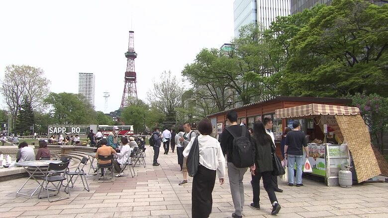 札幌市は7月上旬並みの気温に