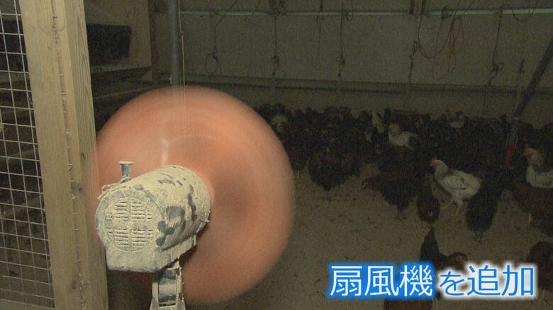 扇風機を増やして猛暑に対応