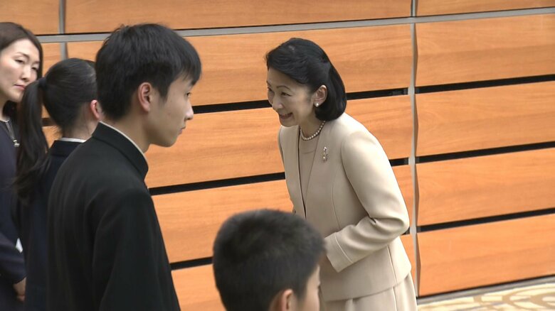 受賞した子供たちとご懇談　2月2日