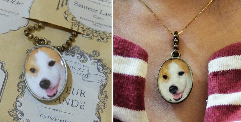 笑顔のけやきちゃんがかわいいペンダント