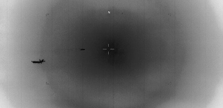新たに公開された映像(提供：国防総省）