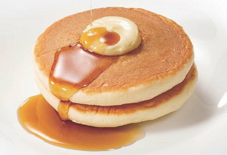 モーニングランチ　ホットケーキ（提供：株式会社B＆V）