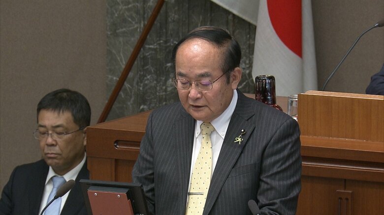 ふじのくに県民クラブを退会する大石哲司 議員（3月18日）