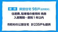 宮崎県の県営住宅 　一時的に被災者に無償貸し出し