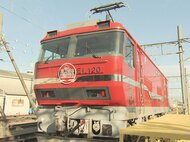 レールなど運ぶ“レア車両”…名古屋鉄道の電気機関車『EL120形』乗車体験イベントに鉄道ファンたち興奮