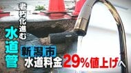 【悲鳴】「ちょっと大変…」新潟市の水道料金“29%”値上げへ 道路陥没など“水道管”老朽化で工事費用かさみ…値上げは約24年ぶり