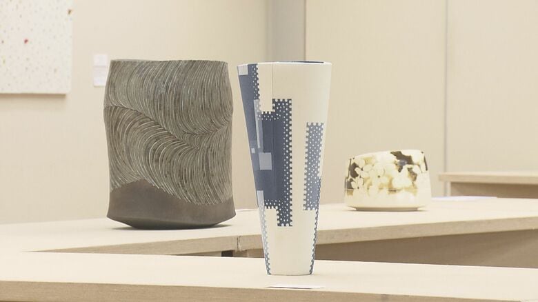 来年で90周年の「瀬戸陶芸協会」の作品展 所属する陶芸家が手掛けたものなど47点を展示 10月13日まで｜FNNプライムオンライン