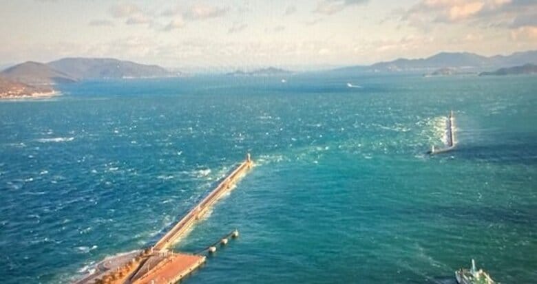【速報】高松～小豆島（土庄）高速艇、笠岡諸島航路など　岡山・香川の一部の離島航路　強風のため欠航｜FNNプライムオンライン