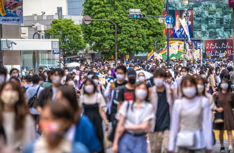 「人流」という言葉の受け止め方は、年代によって違いが見られたという(画像はイメージ)