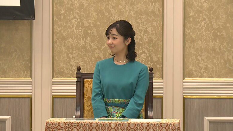 小室眞子さんから引き継いだ式典に眞子さんから引き継いだ衣装でご出席