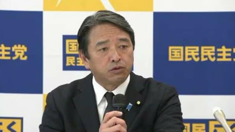 国民民主・榛葉幹事長（2月19日）