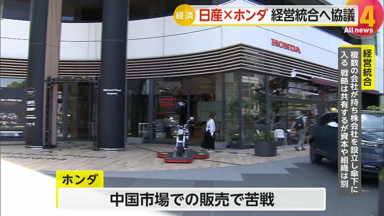 中国市場での販売で苦戦しているホンダ