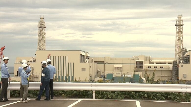 柏崎刈羽原発取材時の様子（2023年11月）