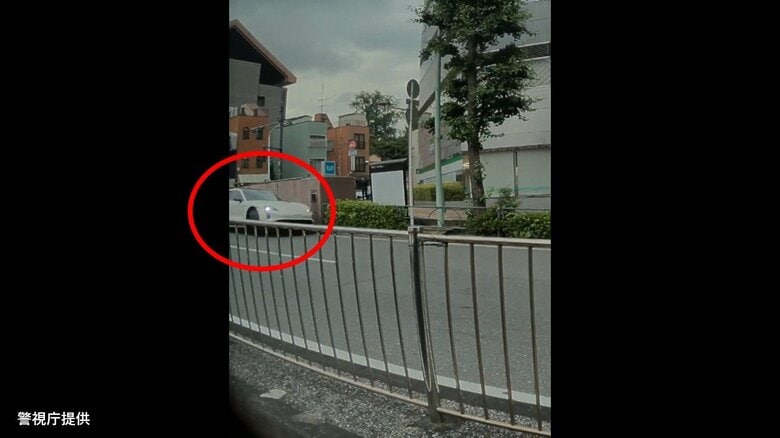 事故当時の瞬間（警視庁提供）