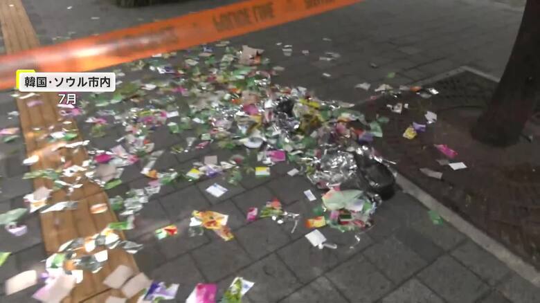 北朝鮮の「ゴミ風船」