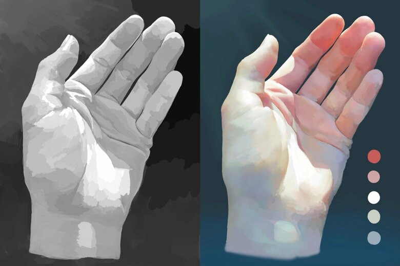 作品完成までの途中過程　コツコツ描き足してきた（提供：ななさん）