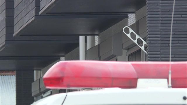 被害女性が住んでいたアパート