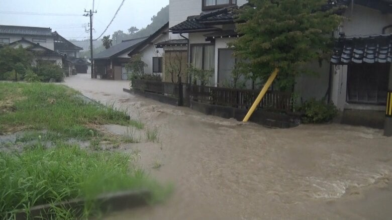 27日午前6時ごろの石川・宝達志水町