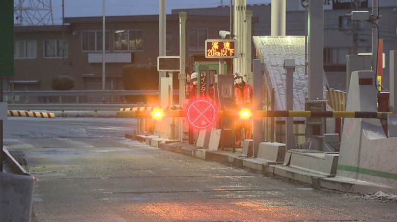 1月11日　北陸自動車道 富山IC