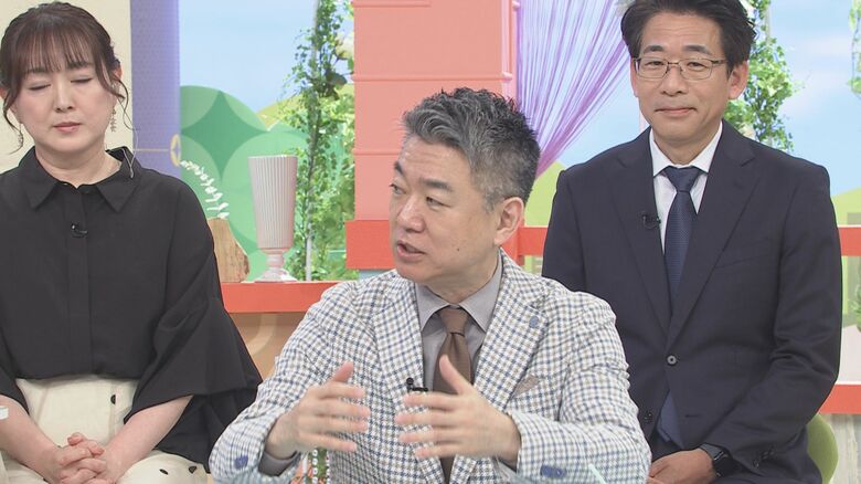 橋下氏（関西テレビ「旬感LIVE とれたてっ！」より）