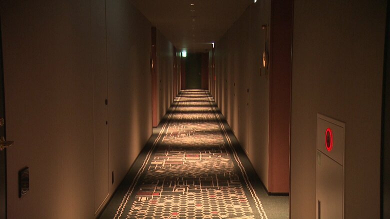 石畳をイメージしたカーペット