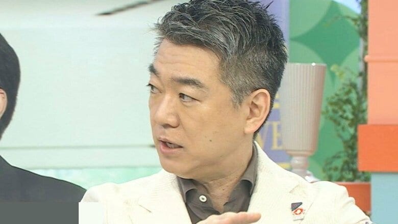 橋下徹氏 関西テレビ「旬感LIVEとれたてっ！」より