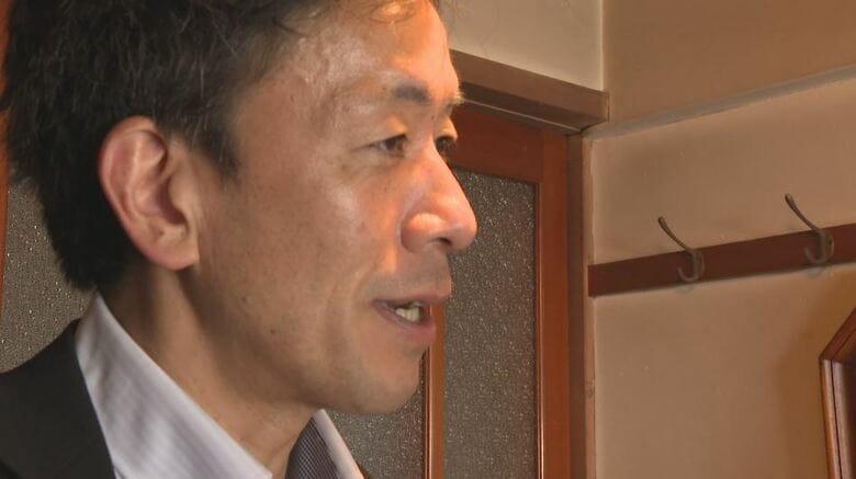 丸山被告の自宅で取材（2022年9月）