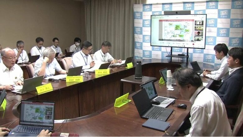 兵庫県の緊急連絡会議