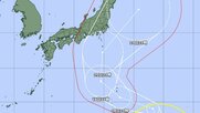【台風情報】台風25号の進路予想　シルバーウィークに日本の南を北上する予想　進路によっては交通機関などに影響が出る可能性　今後の情報に注意