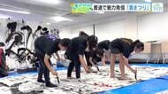 【書道パフォーマンス】　１泊２日合宿で扇子・和傘使いダンス練習も　酒どころ東広島の酒まつりで披露へ