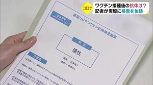 ワクチン接種後の抗体は? 記者が検査を体験 大分