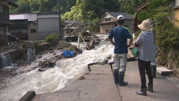 被害を受けた小松市内